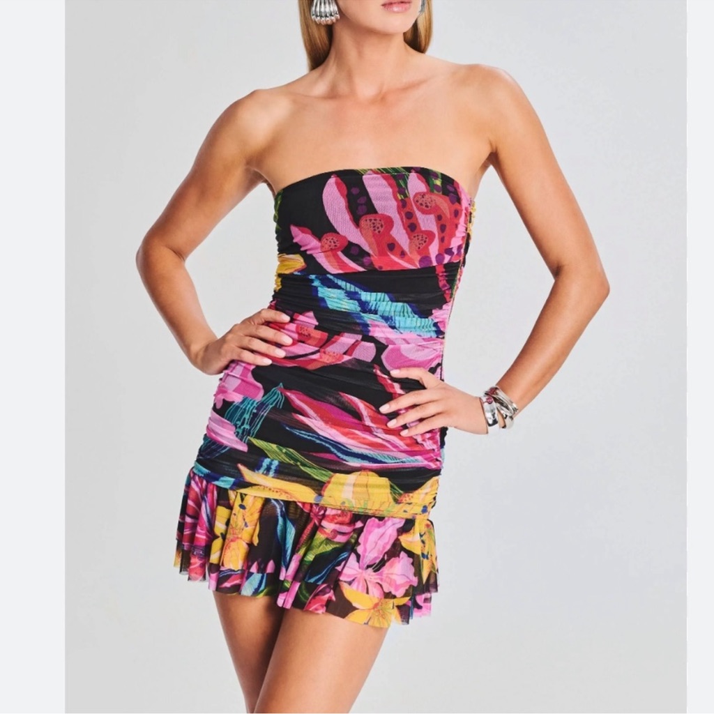 Rococo Sand Chris Mini Dress, Size Medium